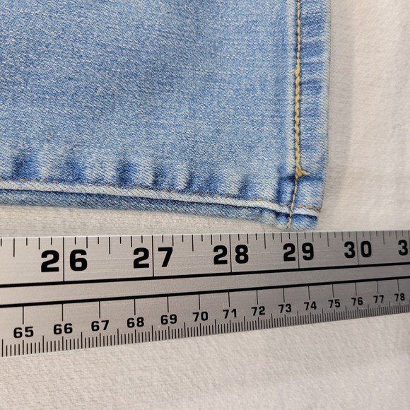 Levi's 725 Jeans Womens 30 Light Blue High Rise Bootcut Denim - Picture 10 of 12